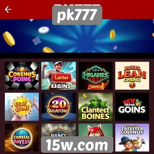 Análise dos jogos disponíveis no site pk777